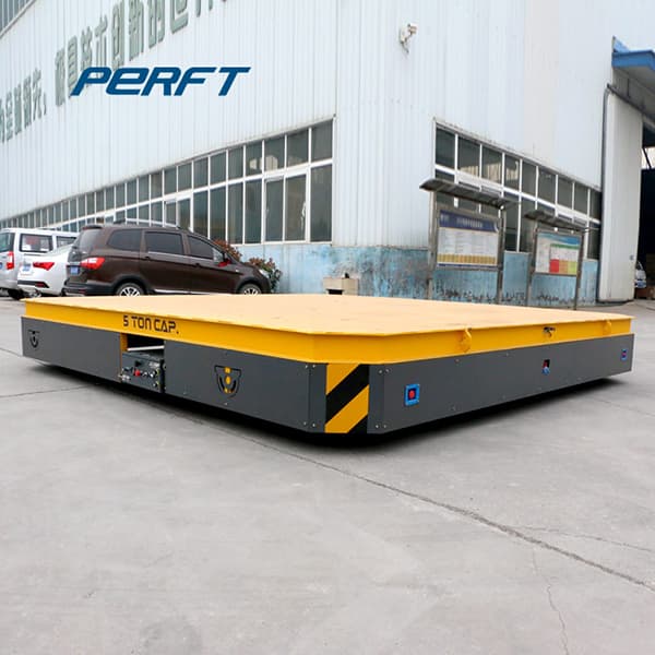 motorized rail transfer trolley with swivel casters 75t